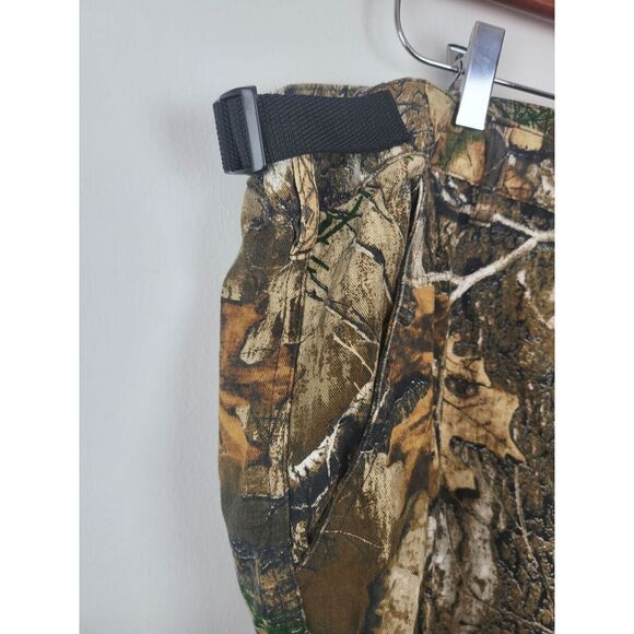 Habitat Brown Camo Print Hunting Pants Large Mens Realtree Edge Straight Leg - Picture 4 of 6
